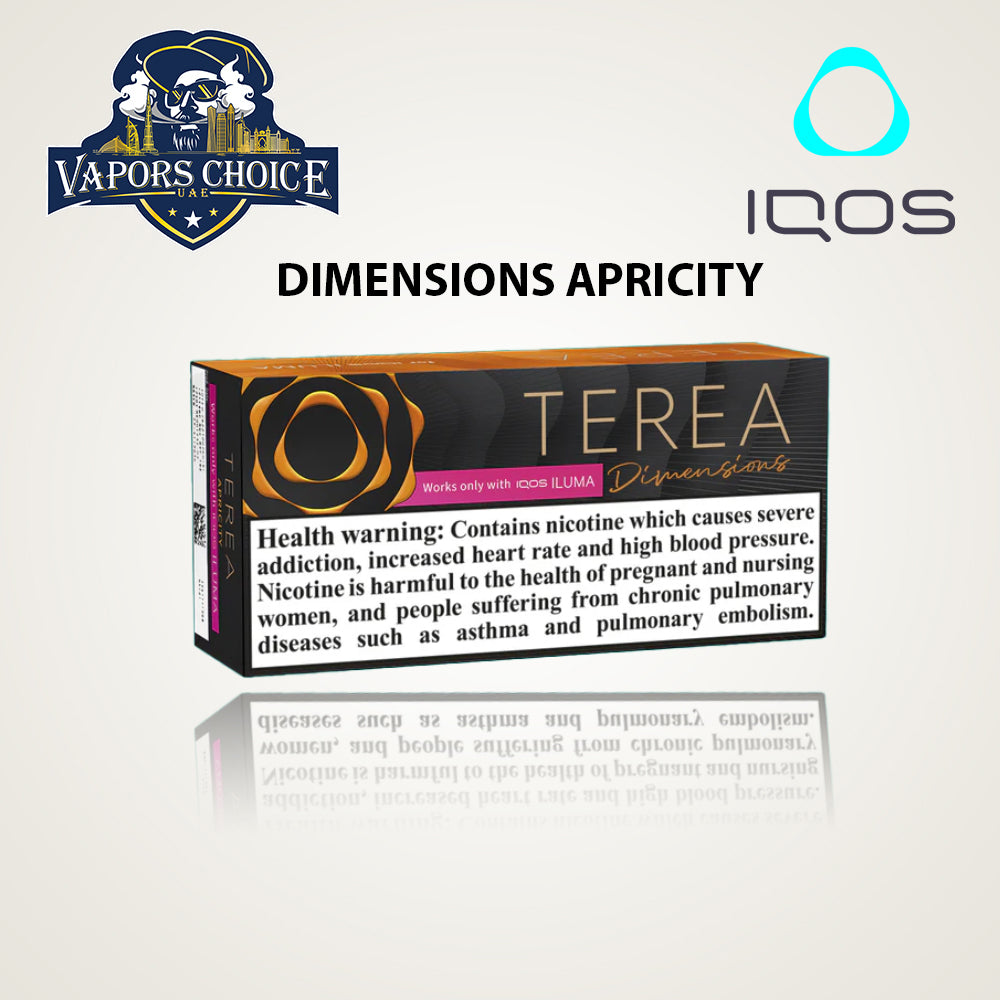 IQOS TEREA Sticks Indonesia (10 packs) Dimensions Apricity UAE Abu Dhabi
